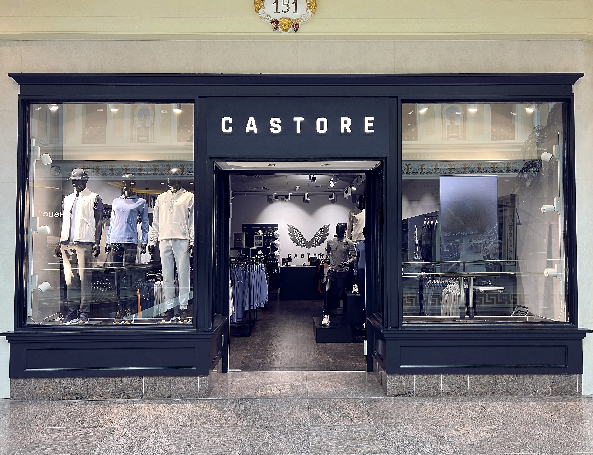 Trafford Centre new premium sportswear shop Castore opens its doors